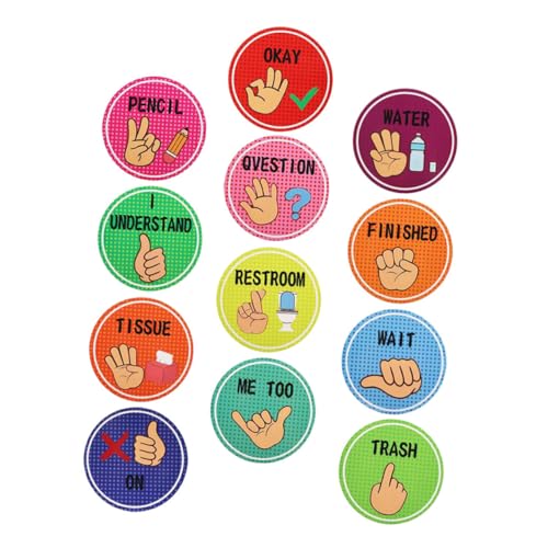 BCOATH Hand Signal Poster Pastellfarben Nonverbale Kommunikationshilfen für Lehrer und Schüler Boho Handzeichen Visual Cues Klassenzimmer Dekoration zur Unterrichtsunterstützung BCOATH Hand Signal Poster Pastellfarben Nonverbale Kommunikationshilfen für Lehrer und Schüler Boho Handzeichen Visual Cues Klassenzimmer Dekoration zur Unterrichtsunterstützung von BCOATH