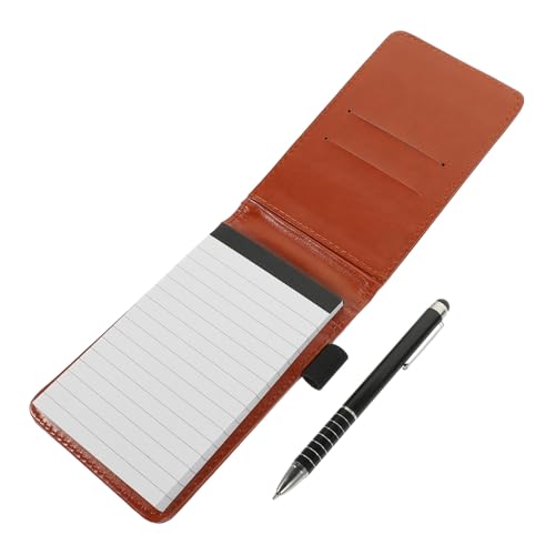 BCOATH Kleines Liniert Memo Pad mit Metallstift Taschen Notizbuch für Büro und Alltag Eleganter Schreibblock für To do listen Tagebuch und Kreative Notizen von BCOATH