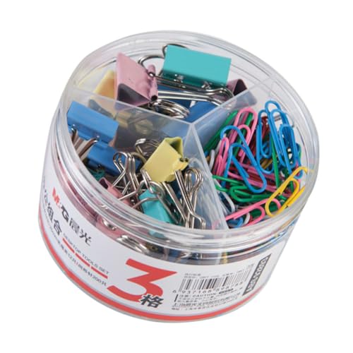 BCOATH Langschwanz Büroklammer Bunte Aktenklammern für Dokumente Praktische Metallklammern Vielseitige Organizer Clips für Büro Schule Studenten Pack Zufällige Farben Zufällige Farbe von BCOATH