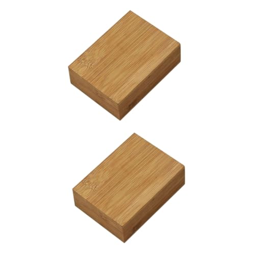 BCOATH Metalldose Spielkarten 2er-Box Pokerbox Spielkarten Box Aufbewahrungsdose Für Spielkarten Rechteckige Spielzeug Schmuckkästchen Kartenhalter Hölzern Holzbox Für Spielkarten von BCOATH