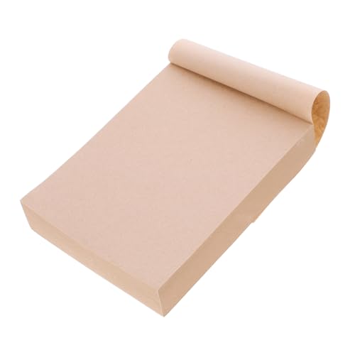 BCOATH Notizblöcke aus Braunem Kraftpapier Abreißbare Blanko Memo Pads für Praktische Terminplanung und Notizen Handliches Format Langlebig und Vielseitig für Alltag und Büro von BCOATH