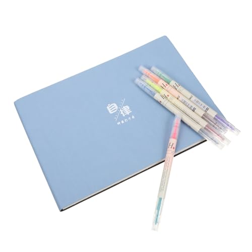 BCOATH Planer Notizbuch Blau mit Farben Highlightern Zeitmanagement Notizblock für Schüler und Erwachsene Tages Wochenplaner Praktisches Planungshandbuch für Schule und Büro BCOATH Planer Notizbuch Blau mit Farben Highlightern Zeitmanagement Notizblock für Schüler und Erwachsene Tages Wochenplaner Praktisches Planungshandbuch für Schule und Büro von BCOATH