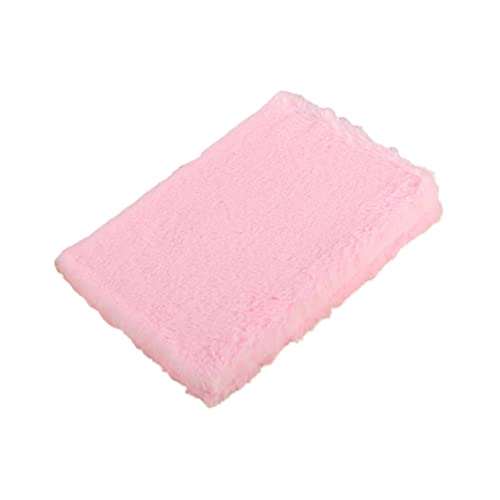 BCOATH Plüsch Notizbuch für Rosa Flauschiges Tagebuch Kreativer Organizer Notebook für Schule Büro und Zuhause Langlebiges Design mit Kunstfell von BCOATH
