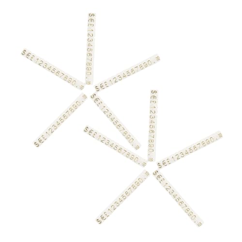 BCOATH Preisschilder aus Teilig Verstellbar und Abnehmbar für Schmuck Kleidung und Kunsthandwerk mit Sockel für Einfache Preisgestaltung BCOATH Preisschilder aus Teilig Verstellbar und Abnehmbar für Schmuck Kleidung und Kunsthandwerk mit Sockel für Einfache Preisgestaltung von BCOATH