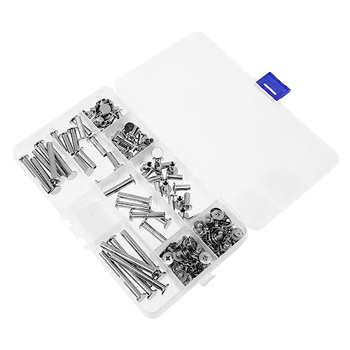 BCOATH Professionelle Post Bindung Schraube Teiliges Buchschrauben für Scrapbooking und Handwerk Robuste und Langlebige DIY mit Glatter Oberfläche BCOATH Professionelle Post Bindung Schraube Teiliges Buchschrauben für Scrapbooking und Handwerk Robuste und Langlebige DIY mit Glatter Oberfläche von BCOATH