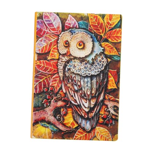 BCOATH Retro Notizbuch mit Geprägtem Eulenmotiv Vintage Hardcover Notizblock für Schule Büro Tagebuch und Reise Souvenir Blanko Blätter Geschenkidee BCOATH Retro Notizbuch mit Geprägtem Eulenmotiv Vintage Hardcover Notizblock für Schule Büro Tagebuch und Reise Souvenir Blanko Blätter Geschenkidee von BCOATH