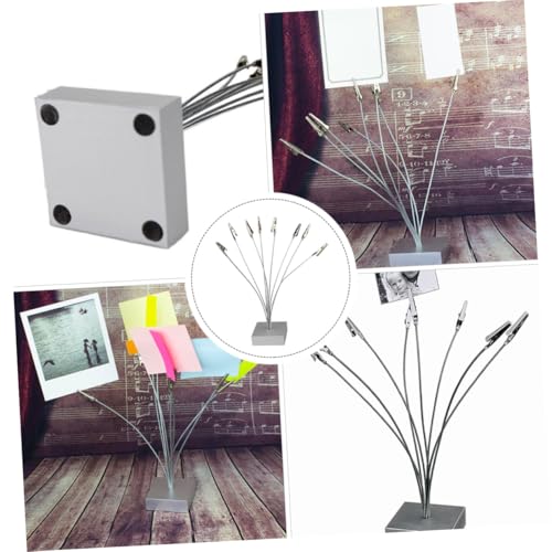 BCOATH Silberner Metall notizhalter mit Köpfen Multifunktionaler Fotos Kartenhalter Stabiler Tischständer für Büro Restaurant Memo Tischkartennutzung Dekoratives Wohnaccessoire BCOATH Silberner Metall notizhalter mit Köpfen Multifunktionaler Fotos Kartenhalter Stabiler Tischständer für Büro Restaurant Memo Tischkartennutzung Dekoratives Wohnaccessoire von BCOATH