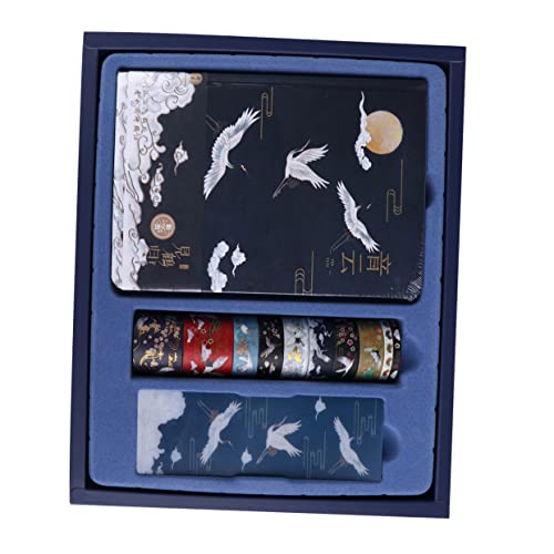 BCOATH Taschenbuch-Geschenkbox Schreibwaren-Notizbücher kleine Notizbücher Tagebuch Notizbuch Chinesisch Schreiben von Notizbuch Papier Blue von BCOATH