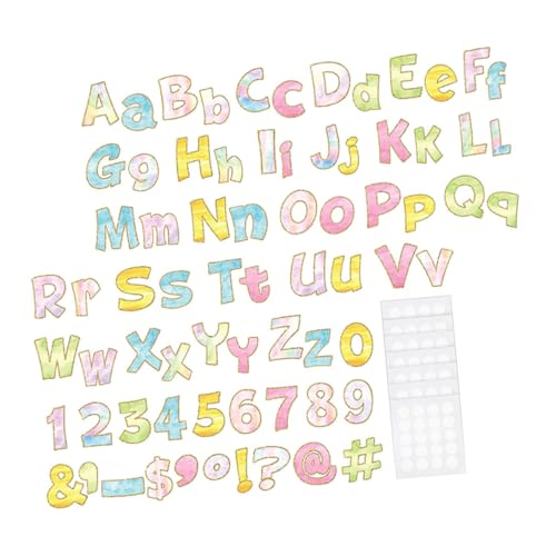 BCOATH Teiliges Große Aquarell Buchstaben Papierbuchstaben für Pinnwand Dekoration Kreative DIY Buchstaben Sticker für Klassenzimmer Party Kindergarten und Bastelprojekte BCOATH Teiliges Große Aquarell Buchstaben Papierbuchstaben für Pinnwand Dekoration Kreative DIY Buchstaben Sticker für Klassenzimmer Party Kindergarten und Bastelprojekte von BCOATH