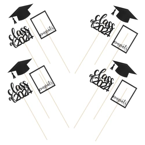BCOATH Graduierung Kuchen Vase Dekorationen 12 Sticks Kuchen Dekorationen Für Glückwunsch Kuchen Toer BCOATH Graduierung Kuchen Vase Dekorationen 12 Sticks Kuchen Dekorationen Für Glückwunsch Kuchen Toer von BCOATH