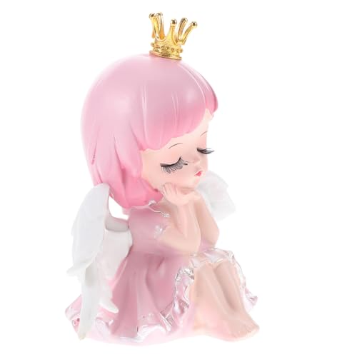 BCOATH Tortendekoration Engel Tortenaufsatz Kind Willkommen Mädchen Dekorieren Flügel Für Geburtstag Tortenaufsätze Dekorationen Erste Miniatur Engel Dekor Niedlich Themenparty Rosa Harz BCOATH Tortendekoration Engel Tortenaufsatz Kind Willkommen Mädchen Dekorieren Flügel Für Geburtstag Tortenaufsätze Dekorationen Erste Miniatur Engel Dekor Niedlich Themenparty Rosa Harz von BCOATH