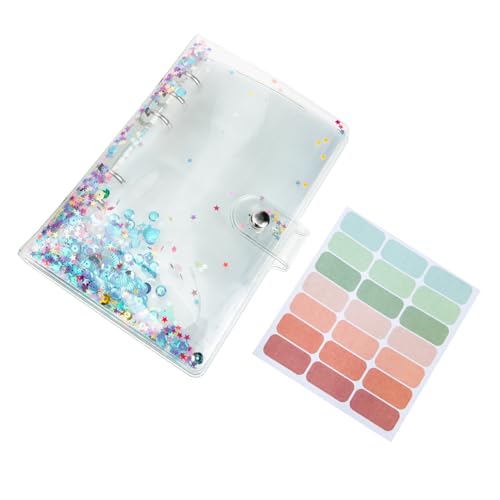 BCOATH Transparent Ringordner Budgetplaner mit PVC Zipperhülle Geldfächer Kartenfach Doppeltasche und Etiketten Multifunktionales Haushaltsbuch für Bargeld und Kartenorganisation BCOATH Transparent Ringordner Budgetplaner mit PVC Zipperhülle Geldfächer Kartenfach Doppeltasche und Etiketten Multifunktionales Haushaltsbuch für Bargeld und Kartenorganisation von BCOATH