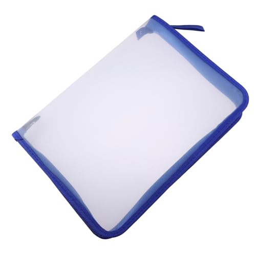 BCOATH Transparente Dokumententasche mit Reißverschluss Leichter PP File Organizer Praktische Aufbewahrungstasche für Büro und Schule Sicherer Schutz Wichtiger Unterlagen von BCOATH