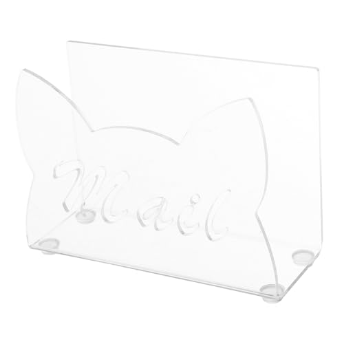 BCOATH Transparenter Acryl Mail Organizer für Schreibtisch Multifunktionaler Brief und Dokumentenhalter Leichter Briefablage Organizer für Postkarten Rechnungen und Umschläge Platzsparend BCOATH Transparenter Acryl Mail Organizer für Schreibtisch Multifunktionaler Brief und Dokumentenhalter Leichter Briefablage Organizer für Postkarten Rechnungen und Umschläge Platzsparend von BCOATH