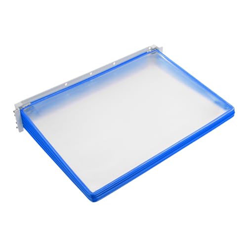 BCOATH Transparenter Wand-aktenhalter: 5-seitiger Hängeprospekthalter – A4-dokumentenständer Fürs Büro – Platzsparender Literatur-organizer BCOATH Transparenter Wand-aktenhalter: 5-seitiger Hängeprospekthalter – A4-dokumentenständer Fürs Büro – Platzsparender Literatur-organizer von BCOATH
