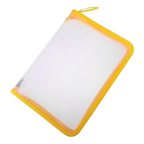 BCOATH Transparentes Dokumenten Zip Beutel aus PP mit Reißverschluss Wasserfest Langlebig für Büro und Schule Sichere Aufbewahrung von Akten Testpapieren Magazinen und Quittungen Gelb BCOATH Transparentes Dokumenten Zip Beutel aus PP mit Reißverschluss Wasserfest Langlebig für Büro und Schule Sichere Aufbewahrung von Akten Testpapieren Magazinen und Quittungen Gelb von BCOATH