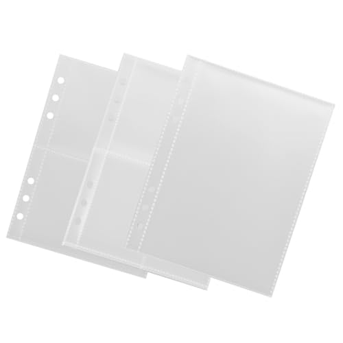 BCOATH Transparentes Nachfüllseiten Pack Ringbuch Folien Einseitig Klarsichtfolien mit Fächern Langlebige PP Material Kartenhalter für Sammelkarten Fotos Dokumente BCOATH Transparentes Nachfüllseiten Pack Ringbuch Folien Einseitig Klarsichtfolien mit Fächern Langlebige PP Material Kartenhalter für Sammelkarten Fotos Dokumente von BCOATH