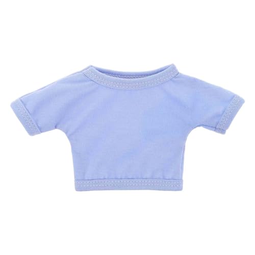 BCOATH Weiße Kurzarm Puppe Kleidung für Stofftiere Austauschbares Wiederverwendbares Puppen Outfit Passender Anzug für Kuschelbären Langlebige Bequeme Accessoires BCOATH Weiße Kurzarm Puppe Kleidung für Stofftiere Austauschbares Wiederverwendbares Puppen Outfit Passender Anzug für Kuschelbären Langlebige Bequeme Accessoires von BCOATH