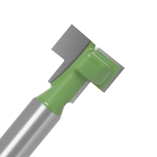1 stück 1/4 Zoll 6mm Schaft T Slot Router Bit Hex Bolzen Schlüssel Loch Keyhole Holzbearbeitung Fräser Ende Mühle(6.35X9.52) von BCOMFY