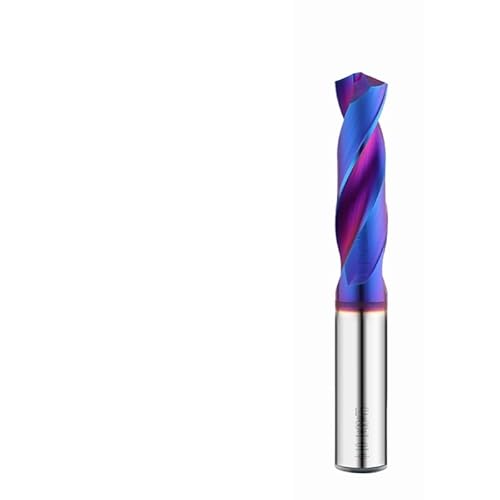 BCOMFY Hartmetall-Spiralbohrer, 1,0–4,9 mm Durchmesser, HRC65, Wolfram-Allgemeiner Stub und gerader Griff for CNC-Bohren von Metall-Stahl-Löchern (Color : HRC65, Size : 2.3mm) von BCOMFY