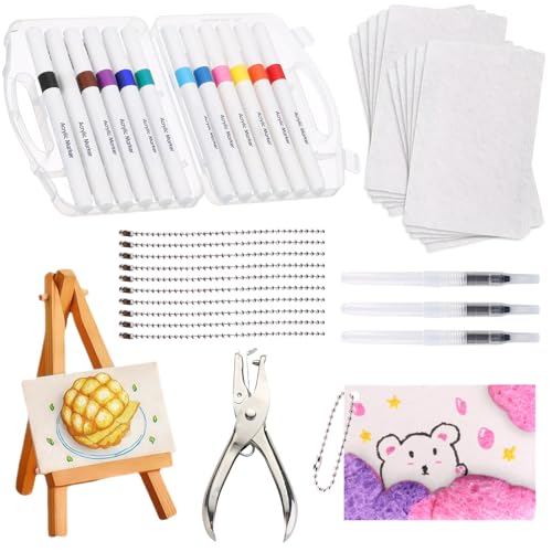 Magic Puffy Paint,Magic 3D Schaum-Textur-Malset,Foam Texture Painting Paper,Ultimatives Magisches Textur-Malset,Schaumstoff-Textur-Malpapier für Kinder,Schaummalpapier für Kids Children Handmade DIY von BCYSNR