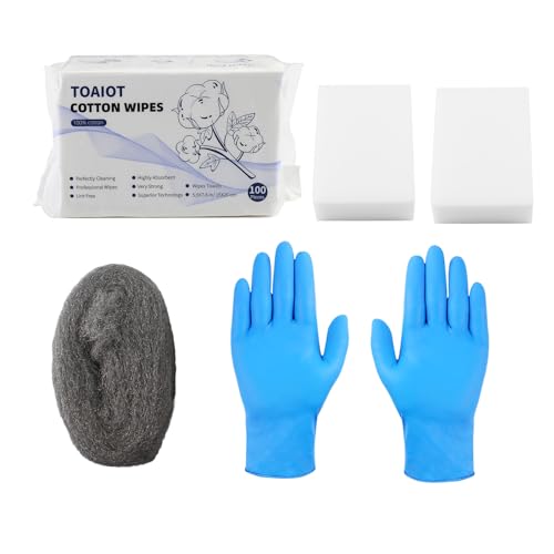 BCZAMD 3D Drucker Zubehör - Plattform Reinigungsset: Baumwolltuch Polierte Stahlwolle Schwamm Radiergummi Reinigungswerkzeug für Resin Mat Glas PEI PEO Heatbed Oberfläche Rückstand zu entfernen BCZAMD 3D Drucker Zubehör - Plattform Reinigungsset: Baumwolltuch Polierte Stahlwolle Schwamm Radiergummi Reinigungswerkzeug für Resin Mat Glas PEI PEO Heatbed Oberfläche Rückstand zu entfernen von BCZAMD