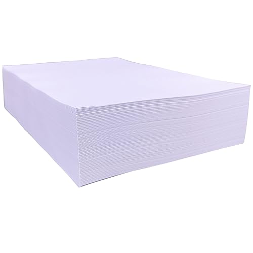Druckerpapier A5, Kopierpapier, glatt, 80 g/m². Riesblätter, einfarbig Weiß, 100 Blatt von BCreativetolearn