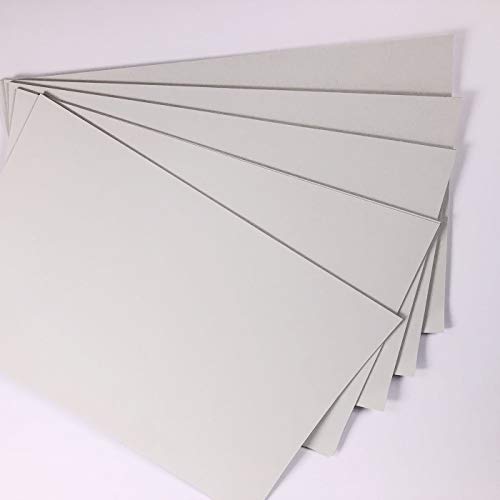 Hellgrauer Karton, A4-Größe, 50 Blatt, stahlgrauer, dünner Karton, 160 g/m², farbiger A4-Drucker, Kopierer, farbige Kartonbögen von BCreativetolearn