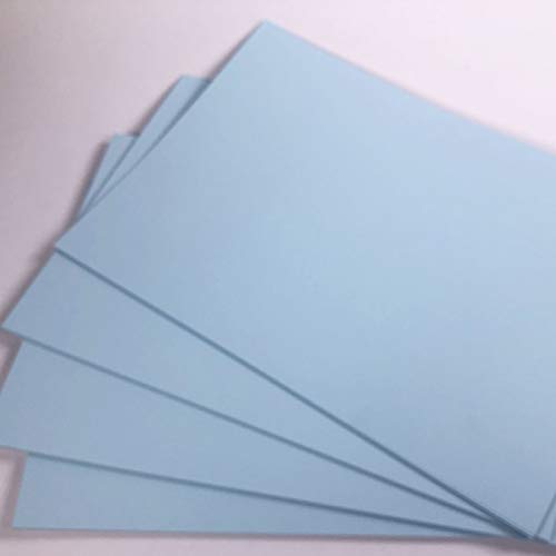 Blauer Karton, A4, 50 Blatt, hellblauer Karton, 160 g/m², farbiger A4-Drucker, Kopierer, farbige Kartonbögen Blauer Karton, A4, 50 Blatt, hellblauer Karton, 160 g/m², farbiger A4-Drucker, Kopierer, farbige Kartonbögen von BCreativetolearn