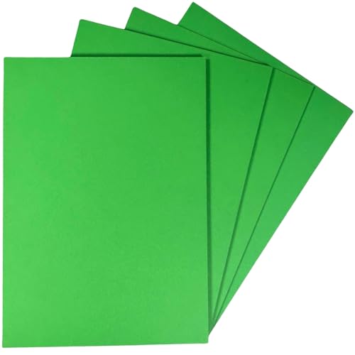 Grüner Karton, A4, 50 Blatt, dunkelgrün, 160 g/m², farbiger A4-Drucker, Kopierer, farbige Kartonbögen von BCreativetolearn