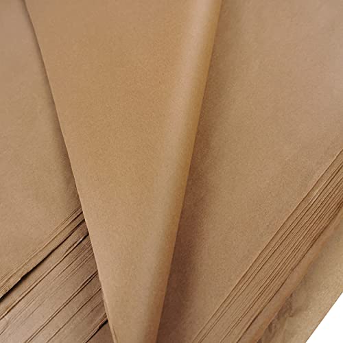 Schokoladenbraune Seidenpapierbögen zum Verpacken von 60 großen Blatt, säurefreies Kunstpapier, perfekt für Geschenkpapier, Aufbewahrung, Verpackung, Archivierung, Schreddern 70x50 cm Blattgröße von BCreativetolearn