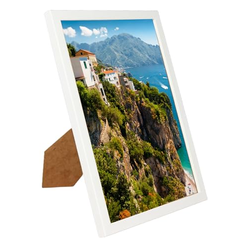 BD ART Bilderrahmen 21x30 cm, Fotorahmen, Diplom, Zertifikat, A4, weiß MDF-Holz, moderner Fotorahmen zum Aufhängen an der Wand oder zum Platzieren auf einem Schrank BD ART Bilderrahmen 21x30 cm, Fotorahmen, Diplom, Zertifikat, A4, weiß MDF-Holz, moderner Fotorahmen zum Aufhängen an der Wand oder zum Platzieren auf einem Schrank von BD ART
