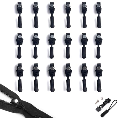 18 Stück Reissverschluss Zipper,3 Größen Reißverschluss Reparatur Set Fix Reissverschluss Zipper,kein Werkzeug erforderlich, Reißverschluss-Reparatur-Set 18 Stück Reissverschluss Zipper,3 Größen Reißverschluss Reparatur Set Fix Reissverschluss Zipper,kein Werkzeug erforderlich, Reißverschluss-Reparatur-Set von BD-Herego