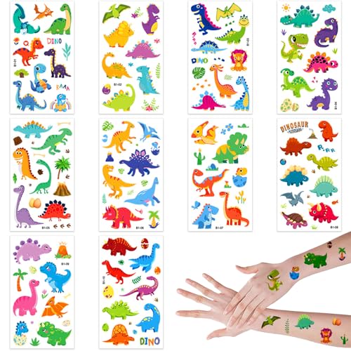 Schulkind Schulanfang Geschenke -10pcs Einschulung Sticker Schulanfang Aufkleber für Mädchen Jungen für 1. Schultag Party (Dinosaurier) von BD-Herego