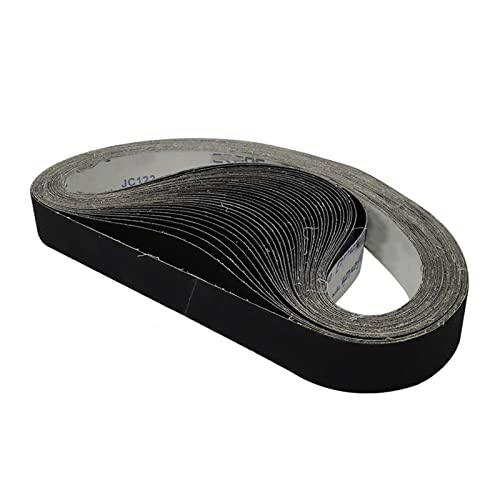 Schleifband 10 Stück A/O Schleifbänder 50 x 1220 mm 2" x 48" P40-1000 Grob- bis Feinschleifband Schleifzubehör(400) von BDAYEK