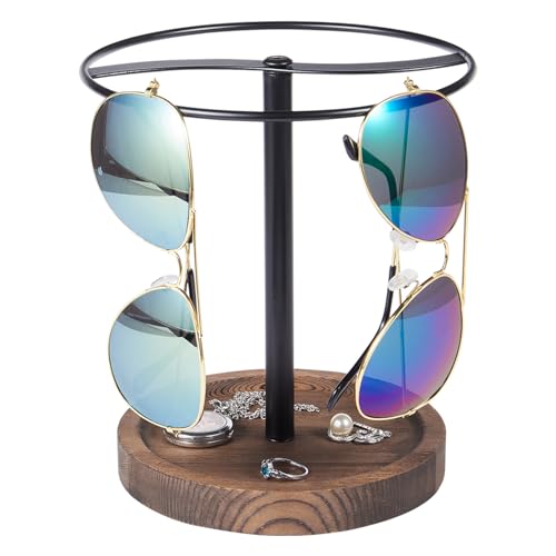 BDBDYEAY Sonnenbrillen-Organizer aus Holz, Brillenhalter, Metall-Sonnenbrillen-Aufbewahrungsregal für 12 Paar Brillen, Brillen-Organizer für Kommode, Tisch, Schreibtisch, Arbeitsplatte, Schlafzimmer BDBDYEAY Sonnenbrillen-Organizer aus Holz, Brillenhalter, Metall-Sonnenbrillen-Aufbewahrungsregal für 12 Paar Brillen, Brillen-Organizer für Kommode, Tisch, Schreibtisch, Arbeitsplatte, Schlafzimmer von BDBDYEAY