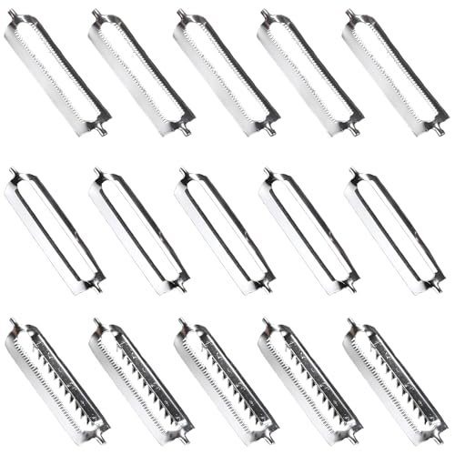 15 Stück Sparschäler Tupper, Spargelschäler Orangenschäler Ersatzklingen Für Sparschäler Doppel Ersatzklingenes Schäler Für Obst Und Gemüse Orangenschäler messer aufsatz zum schälen 15 Stück Sparschäler Tupper, Spargelschäler Orangenschäler Ersatzklingen Für Sparschäler Doppel Ersatzklingenes Schäler Für Obst Und Gemüse Orangenschäler messer aufsatz zum schälen von BDBFPAN