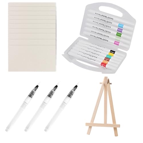BDBFPAN 15-teiliges Malset Mit 12 Farben, Magic Puffy Paint, 3D Stifte Für Kinder, Ideal Für Kreative Projekte, DIY Malpapier Kinder, Inklusive Staffelei Und Wasserstifte BDBFPAN 15-teiliges Malset Mit 12 Farben, Magic Puffy Paint, 3D Stifte Für Kinder, Ideal Für Kreative Projekte, DIY Malpapier Kinder, Inklusive Staffelei Und Wasserstifte von BDBFPAN