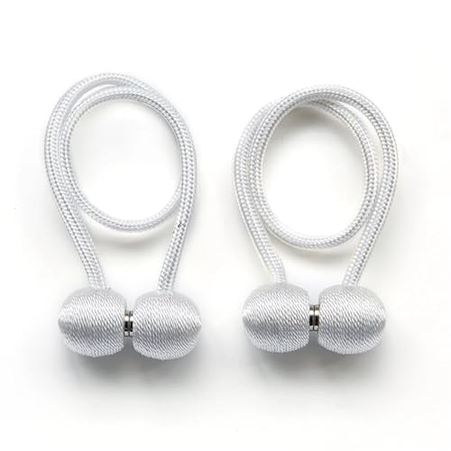 BDFJEDS Vorhanggurte, Seilschnallen, Vorhangschnallen, Bettvorhang-Aufbewahrungsseile(White) von BDFJEDS