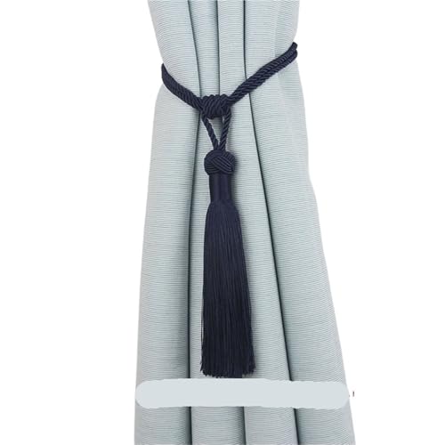 BDFJEDS Vorhanghalter Raffhalter Schnallenclips Vorhanggurte Vorhangquasten(Blue 1) von BDFJEDS