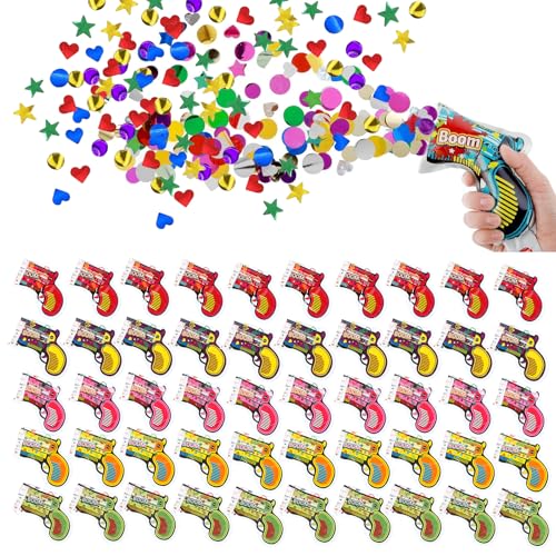 BDHYYM 50 Stück Konfettikanone,Konfetti Pistolen Set,Konfettikanone Hochzeit,Konfetti Shooter Party Popper Konfettibombe,für Karneval,Tischfeuerwerk Geburtstag,Hochzeit,Silvester,Partys,Jubiläum BDHYYM 50 Stück Konfettikanone,Konfetti Pistolen Set,Konfettikanone Hochzeit,Konfetti Shooter Party Popper Konfettibombe,für Karneval,Tischfeuerwerk Geburtstag,Hochzeit,Silvester,Partys,Jubiläum von BDHYYM