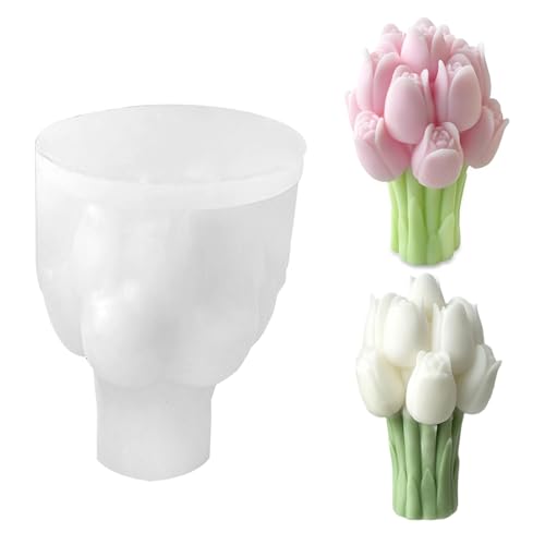 BDHYYM Kerzen Silikonformen Gießformen Frühling Silikonform Blumen Kerzen Formen Silikon Tulpenform Gießformen Silikon Silikonformen Blumen für Diy Kerzen Gips Tulpen BDHYYM Kerzen Silikonformen Gießformen Frühling Silikonform Blumen Kerzen Formen Silikon Tulpenform Gießformen Silikon Silikonformen Blumen für Diy Kerzen Gips Tulpen von BDHYYM