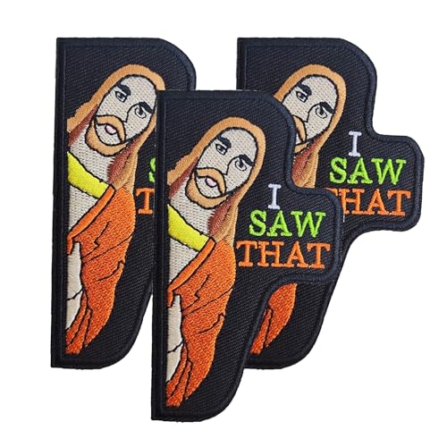 Aufbügler mit lustigen Sprüchen "I Saw That It", 3 Stück, weich, dünn, aufnähbar, zum Aufbügeln, für selbstgemachte Kleidung, Hüte, Taschen, Jacken, Jeans, Rucksäcke Aufbügler mit lustigen Sprüchen "I Saw That It", 3 Stück, weich, dünn, aufnähbar, zum Aufbügeln, für selbstgemachte Kleidung, Hüte, Taschen, Jacken, Jeans, Rucksäcke von BDIHS