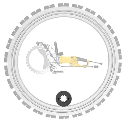 BDJSN Spezialsägeblatt Für Betonringsäge, 400mm/500mm Zubehör Für Steintrennmaschinen, Schnitttiefe 290mm/390mm, Für Stein, Betonstahl, Ziegel BDJSN Spezialsägeblatt Für Betonringsäge, 400mm/500mm Zubehör Für Steintrennmaschinen, Schnitttiefe 290mm/390mm, Für Stein, Betonstahl, Ziegel von BDJSN