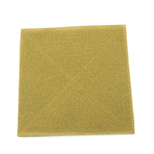 Molle-Patch-Panel, Nylon, doppelseitig, Molle-Haken und Schlaufe mit Tasche, taktisches Panel für Abzeichen, Abzeichen, 2 Stück von BDKMMS