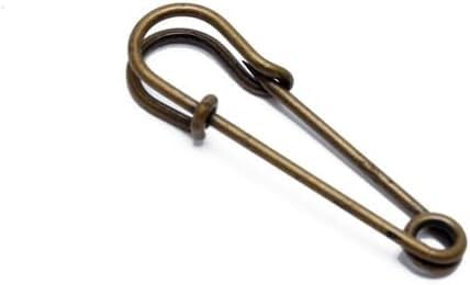 BDSHGRDH Sicherheitsnadeln, 100pcs 45mm Safety Brooch Pin Base Bronze Gold Color Pin Clips Setting for Jewelry Making Wedding BDSHGRDH Sicherheitsnadeln, 100pcs 45mm Safety Brooch Pin Base Bronze Gold Color Pin Clips Setting for Jewelry Making Wedding von BDSHGRDH