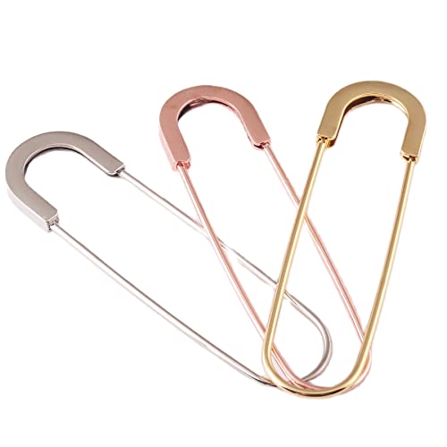 BDSHGRDH Sicherheitsnadeln, 10pcs 80 * 21mm Large Charming Safety Pins Rose Gold Craft Findings Metal Brooch Safety Pins DIY Sewing Tools Accessory BDSHGRDH Sicherheitsnadeln, 10pcs 80 * 21mm Large Charming Safety Pins Rose Gold Craft Findings Metal Brooch Safety Pins DIY Sewing Tools Accessory von BDSHGRDH