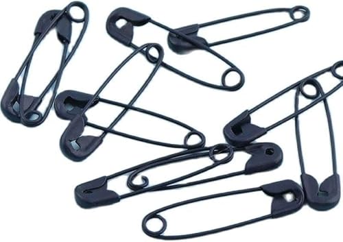 BDSHGRDH Sicherheitsnadeln， 20Pcs 19mm/22mm Dark Blue Safety Pins Mini Metal Pins Scarf pins Brooch Knitting Cross Pins DIY Pins for Garment(19mm) von BDSHGRDH
