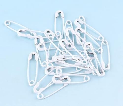 BDSHGRDH Sicherheitsnadeln， 20Pcs 19mm Multi Color Brooch Safety Pins DIY Copper Pins for Garment Mini Charming Safety Pins Sewing Tools Accessory(Wit) von BDSHGRDH