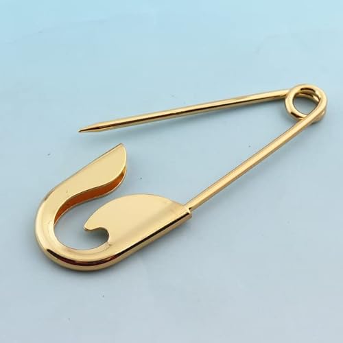 BDSHGRDH Sicherheitsnadeln, 5Pcs 10cm Large Safety Pins, Rose Gold Jumboo Safety Pins Metal Shawl Pins Brooch Safety Pins DIY Garment BDSHGRDH Sicherheitsnadeln, 5Pcs 10cm Large Safety Pins, Rose Gold Jumboo Safety Pins Metal Shawl Pins Brooch Safety Pins DIY Garment von BDSHGRDH